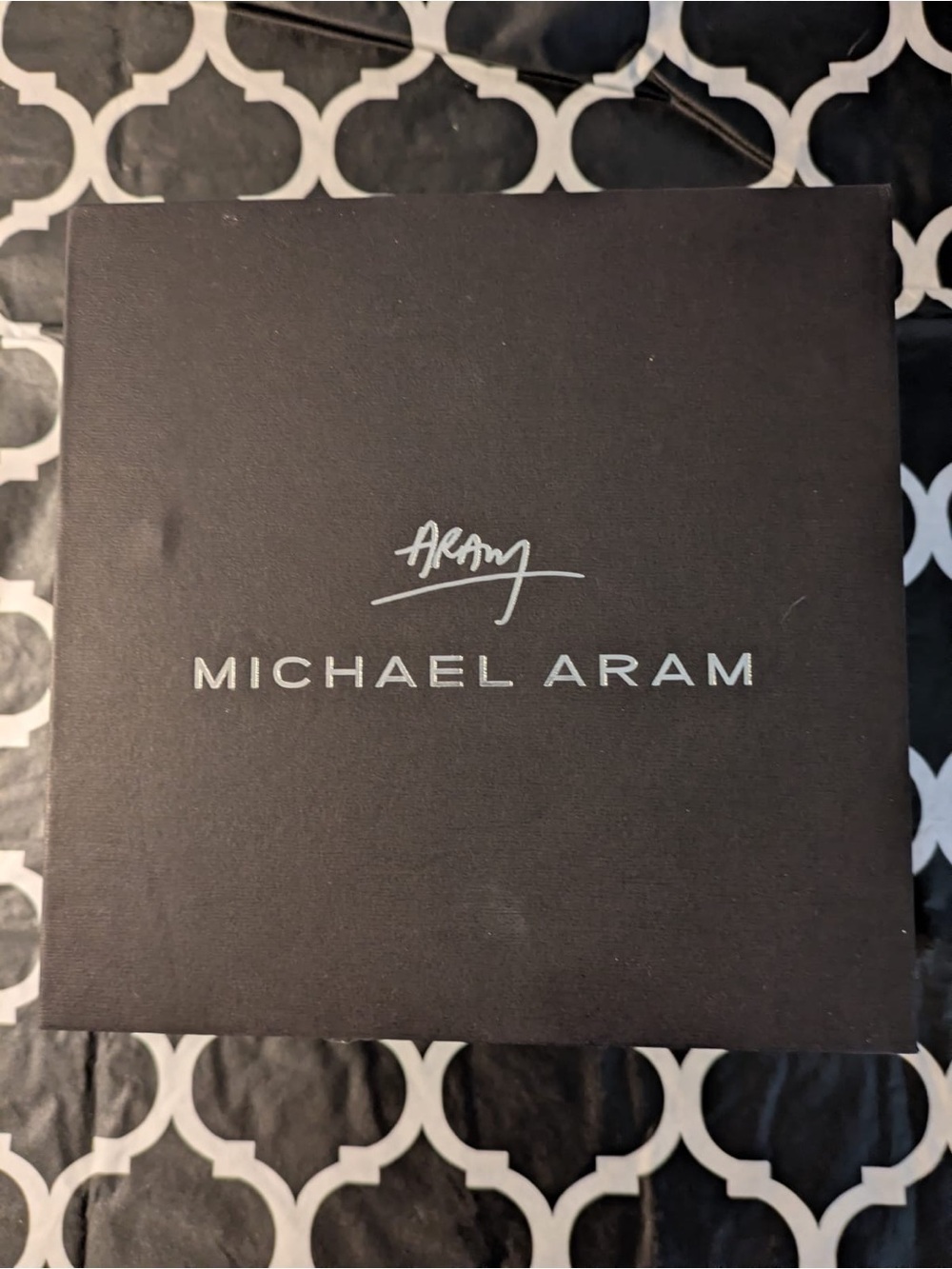 Box only! Perfect condition box for Michael Aram Rose Calla Lily Bowl Vase